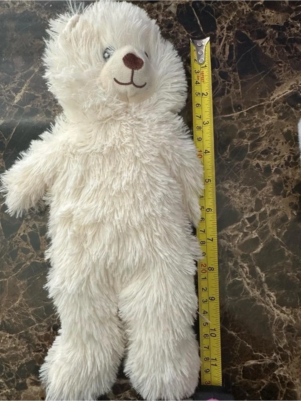 Plush Cream Teddy Bear Stuffed Animal - Soft Cuddly Companion